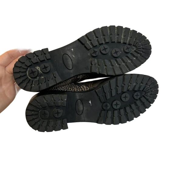 Brako Brown Leather Chunky Heel Ankle Boots - Picture 5 of 7